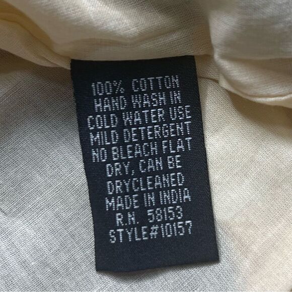 Chaudry KC Mid Century Modern Mini Babydoll/Sundress, Cream/Brown/Gold-Large-NWT - Picture 9 of 13